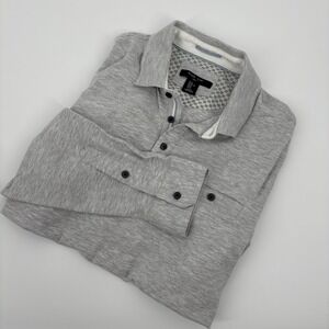 Mark Law Luxury LS Golf Polo Gray Xl